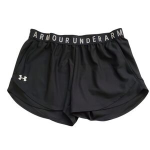 Under Armour Women's Black Athletic Shorts Size Large